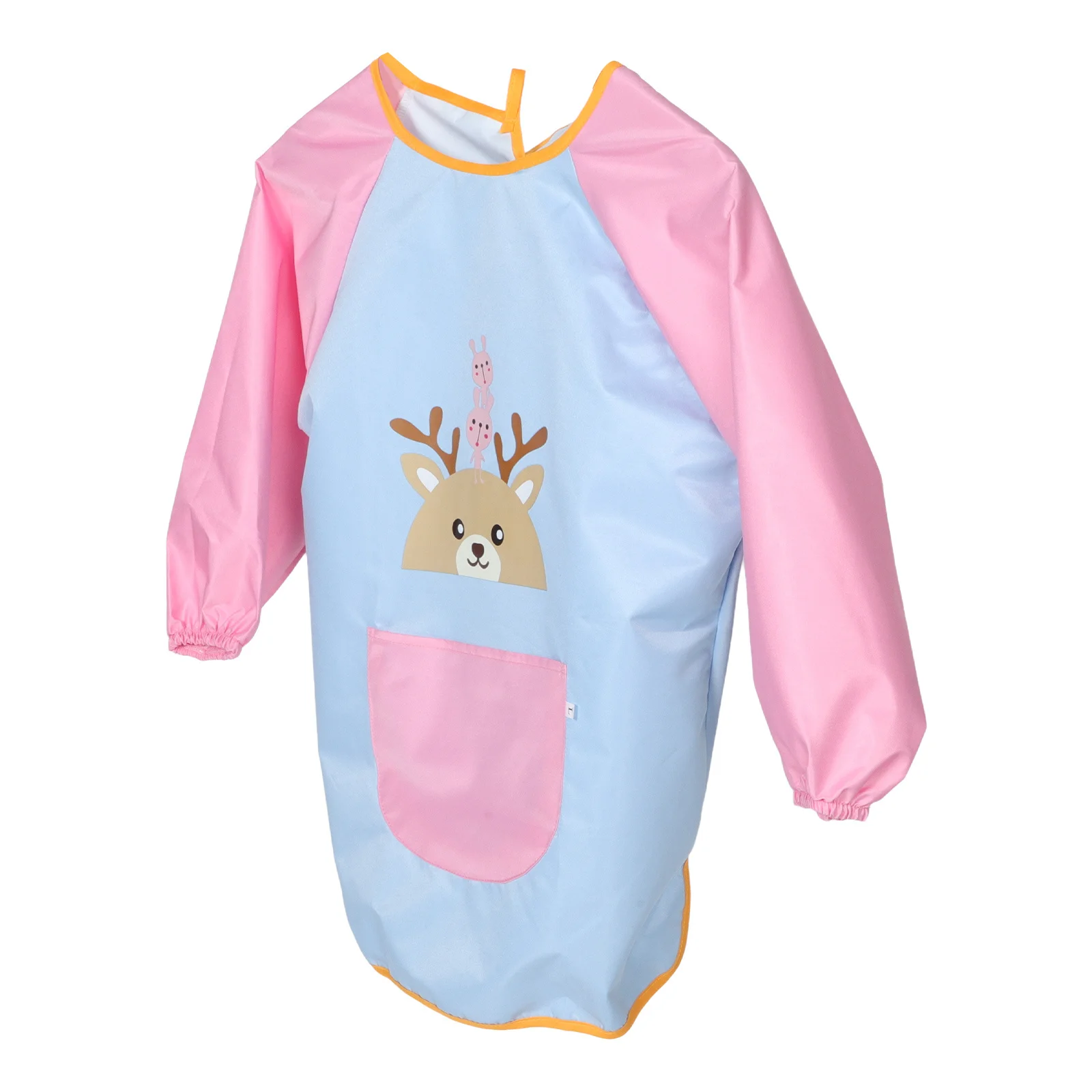 

Waterproof Baby Bib Apron Pocket Long Sleeve Toddler Smock for Painting Feeding Baby Smock Eating Essentials Toddler Apron