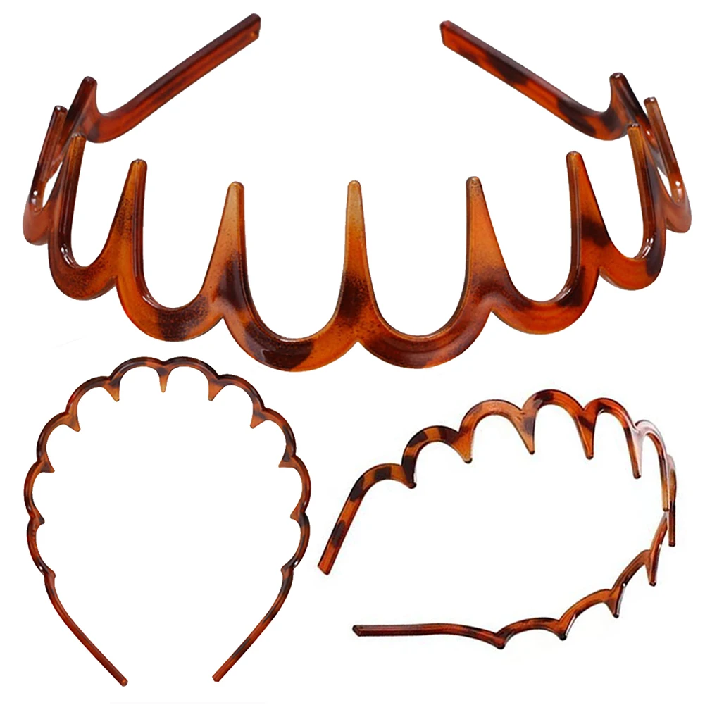 

Зубчатая расческа Обруч для волос с зубцами Высокие черепановые повязки на голову Обруч для волос с волнистыми зубцами Аксессуар для женщин Ежедневное использование Йога Спа Вечерние