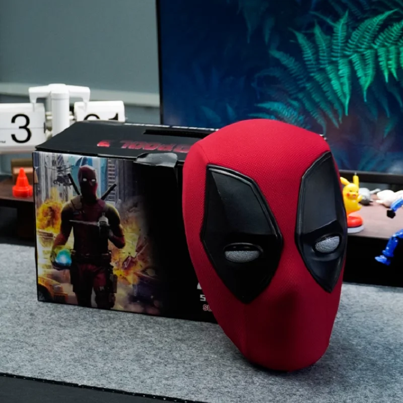 Marvel Deadpool Wade Winston Wilson Cosplay Nylon Mask Headgear Knitted Cotton Mesh Helmet Halloween Party Costume Masquerade