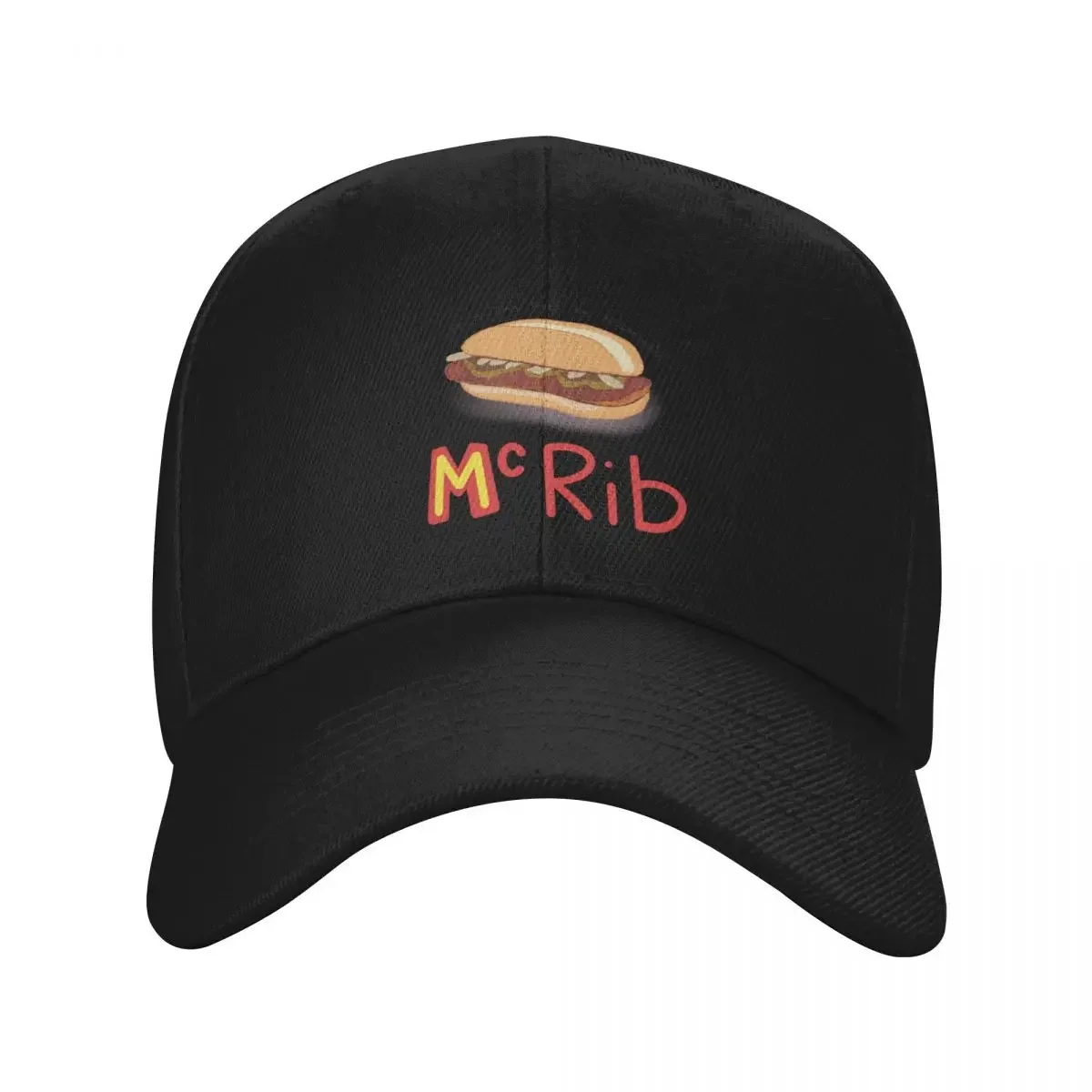

This guy loves the mcrib Baseball Cap Rave Bobble Hat Sun Cap Men's Women's