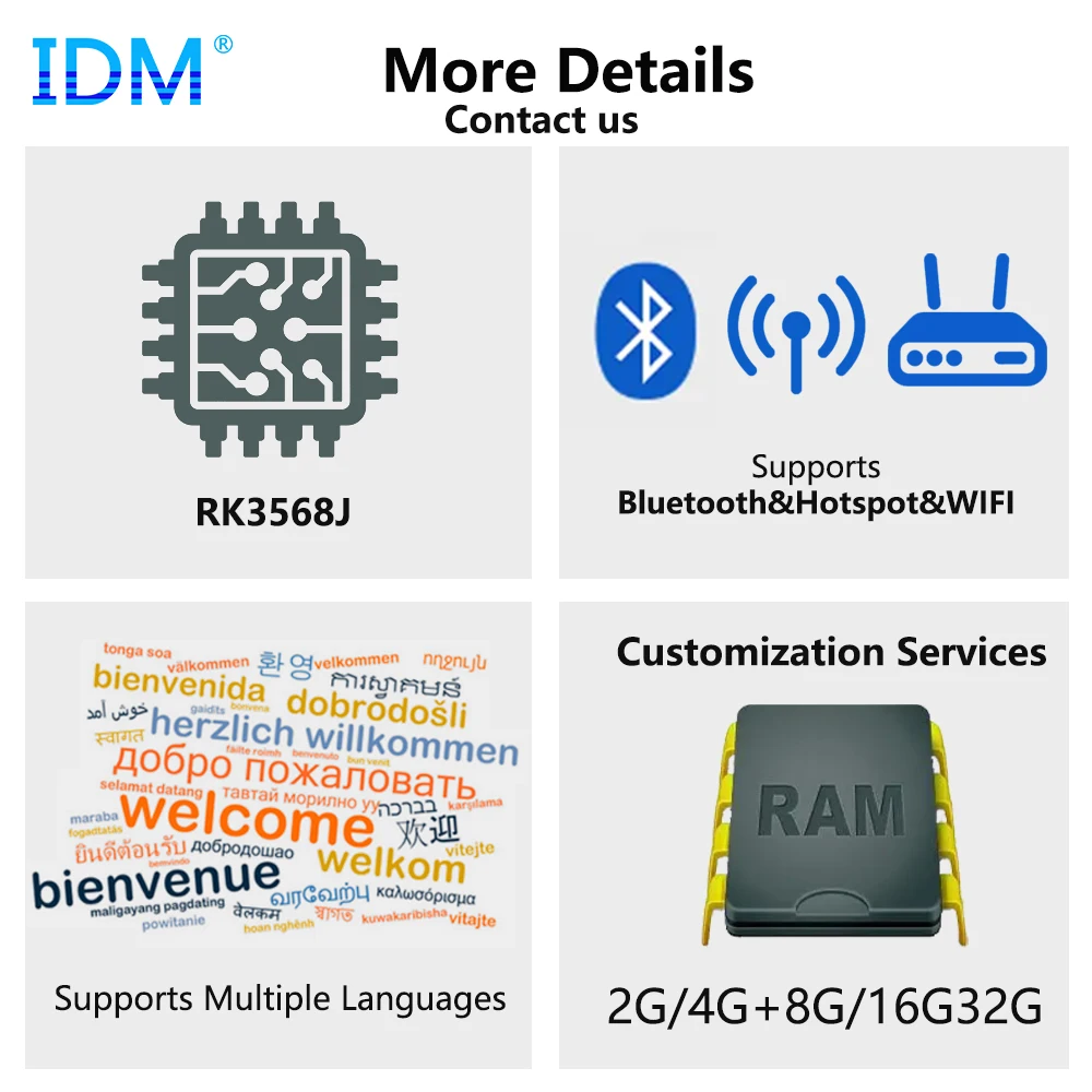 Hotel En Thuiskantoor Voip Telefoon Multimedia Ip Telefoon Voor Communicatie Met Wifi Gsm 4G Poe Netwerk Mogelijkheden