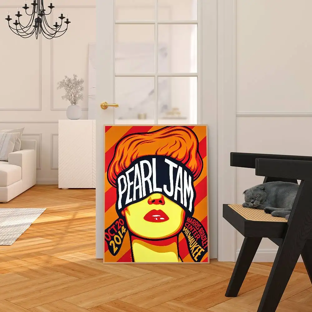 روك باند P-Pearl J-Jam أنيمي الملصقات لزجة HD جودة ملصق جدار الفن اللوحة دراسة جدار ديكور #6