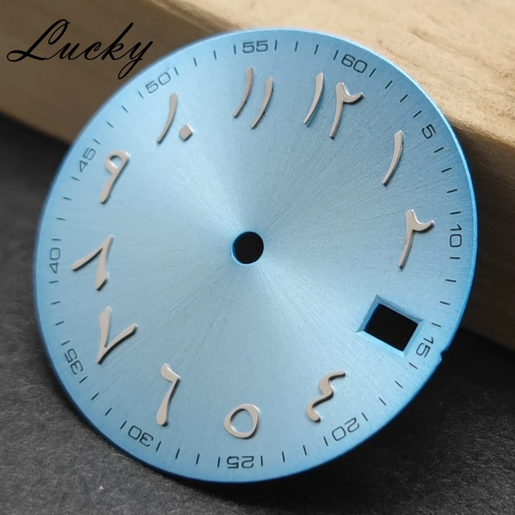 High Quality 28.5mm Arabic Numeral Watch Faces Fit 3.0 o'clock 3.8 o'clock 4.0 o'clock Fit NH35/36 Watches Automatic Movement