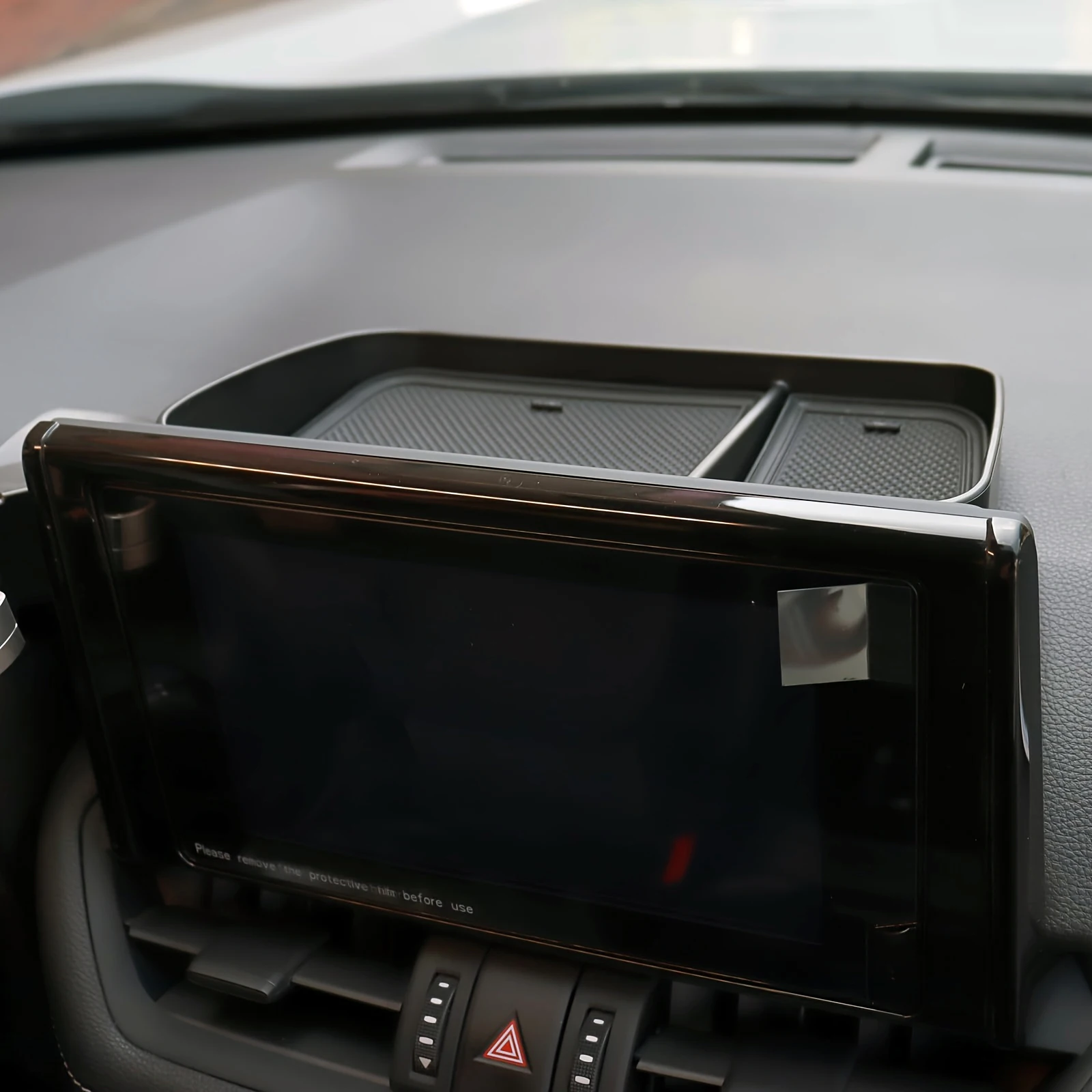 

Car Center Console Organizer Compatible Hidden Storage Tray Behind Screen Dash For Toyota RAV4 2023 2022 2021 2020 Accessories