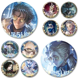 Identity Ⅴ Horror Game Badge Servais Le,Roy Vera Nair,Emily Dyer,Frederick Kreiburg Cosplay Figure Enamel Pins for Backpack Gift