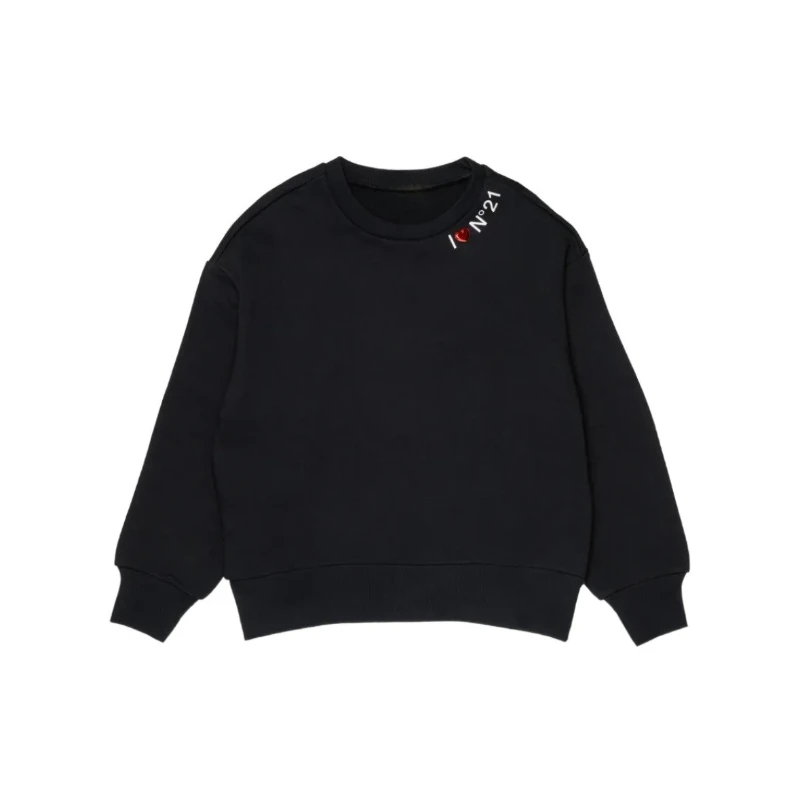 Kids Sweatshirt Aw26 N21 Boys Girls Cute Sweatshirts Child Cotton Outwear Tops Clothing CORAL RED SWEATSHIRT