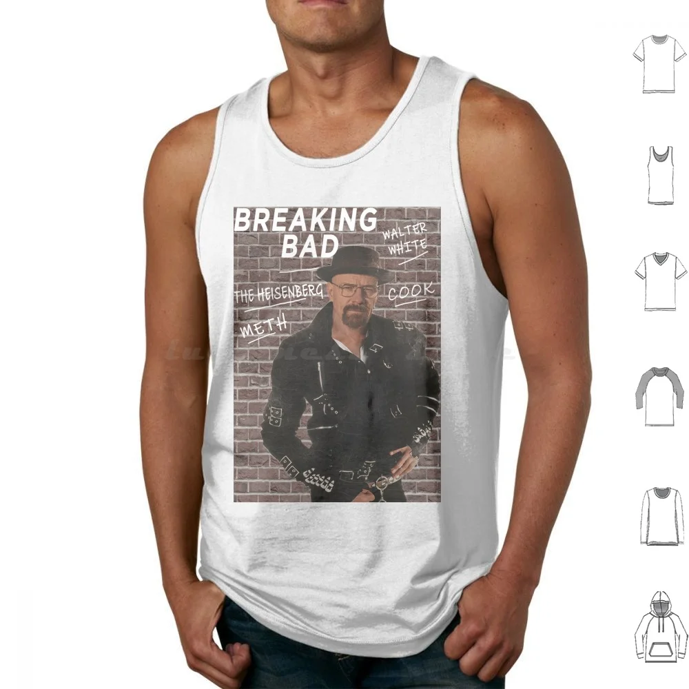 Walter White , , The Heisenberg , The Pop King Tank Tops Print Cotton Meme Walter White Funny Walter White Memes