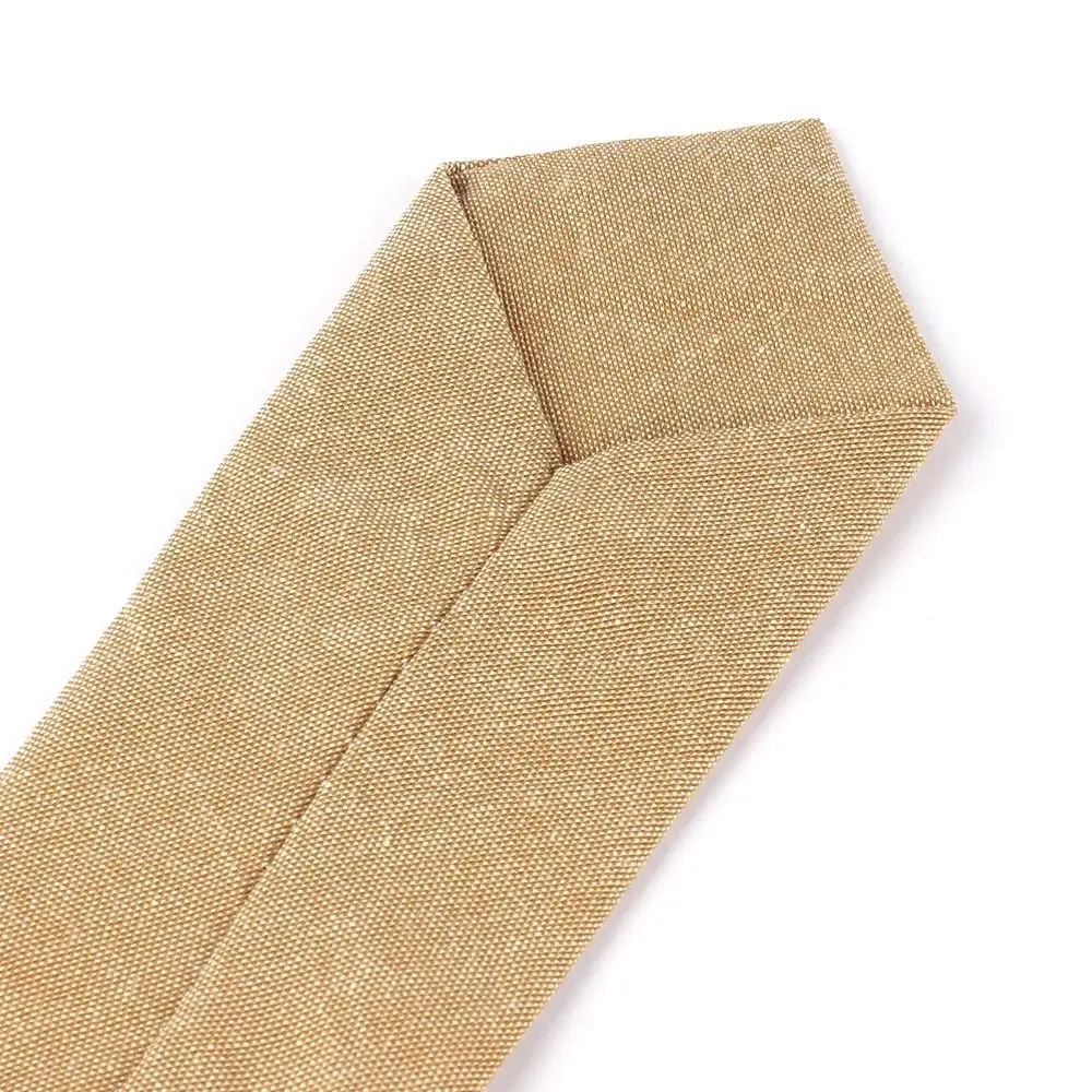 New Men Women Super Narrow 7cm Tie Fashion Casual Simple Skinny Neck Tie Solid Color JK Tie Adult Cotton Neck Ties