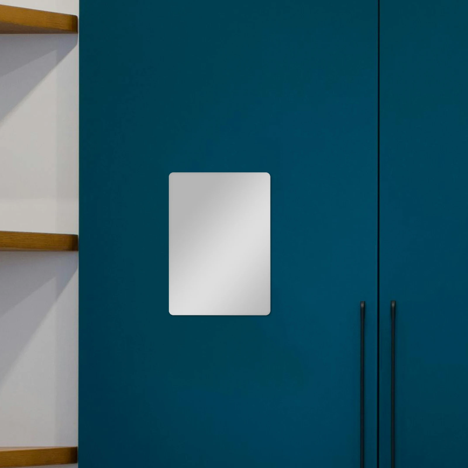 

Stylish Magnetic Locker Mirror Acrylic Bathroom Wall Mirror For School Gym Bedroom Vanity Lightweight Easy Mounting