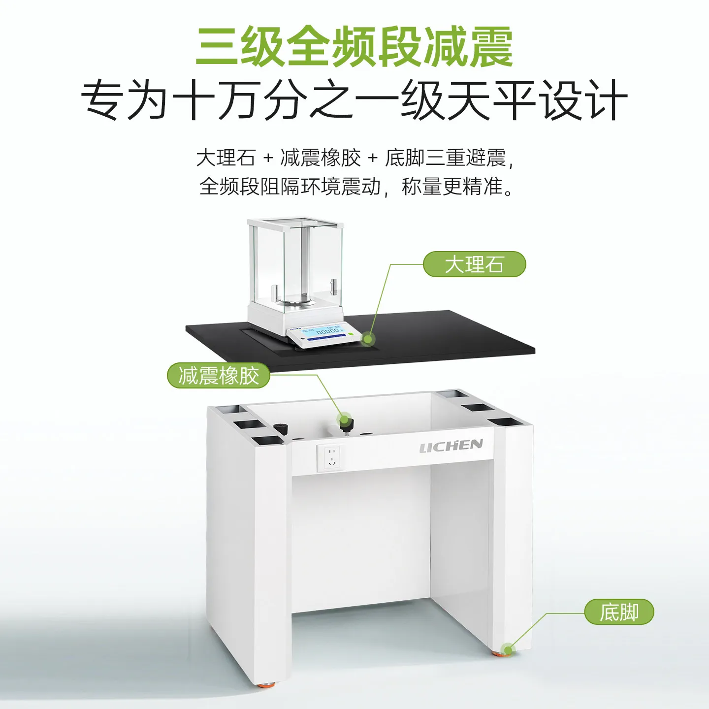 COOFULL  all-steel sky platform laboratory shock absorption operation table shock-proof horizontal scale weighing test table