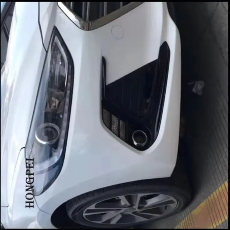 

For Hyundai Elantra Avante 2016 2017 Front Fog Light Lamp Vent Frame Cover Sticker Trim Decoration Auto Patrs Accessories