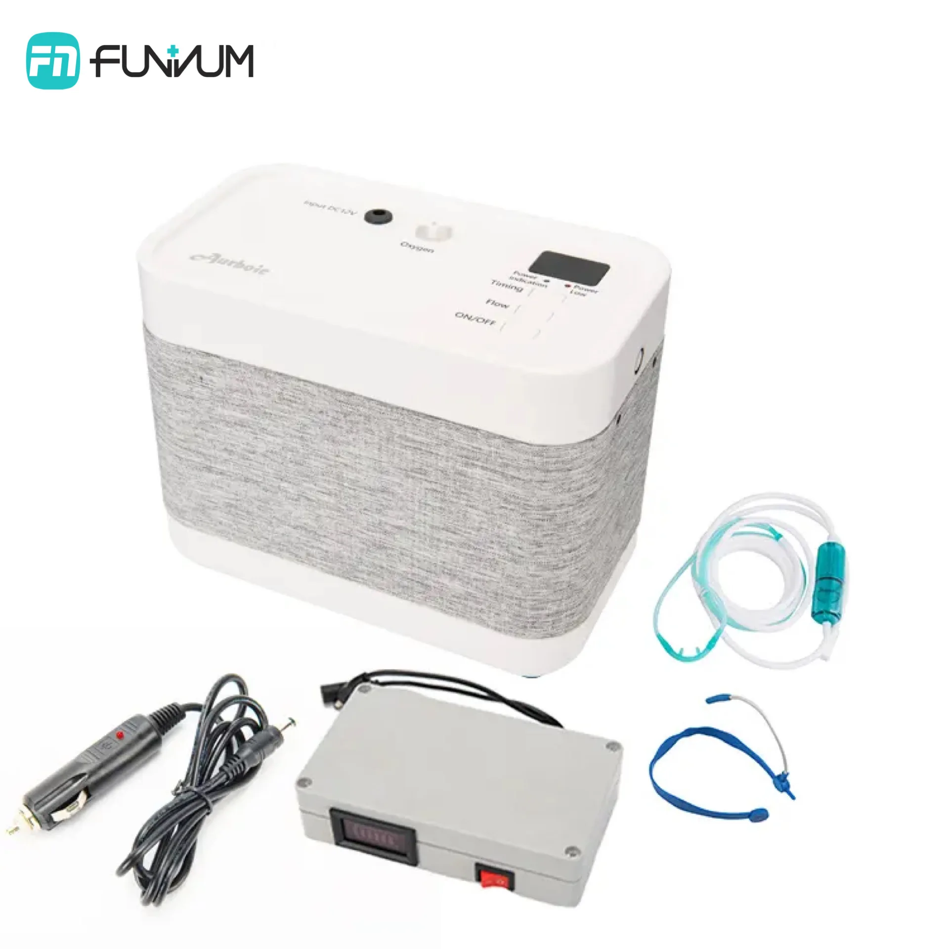 Small Home and Travel Use 1~3L/min Rechargeable Lithium Battery Portable Oxygen Concentrator  standard handhold oxygen generator