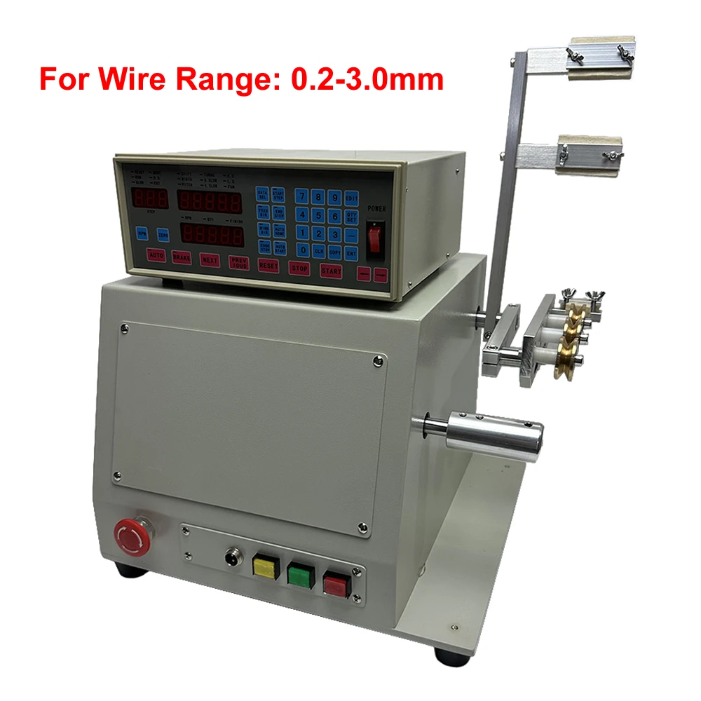 

220V 110V Automatic 750W CNC Coil Winder Tools Wires Winding Machine for Cable Diameter 0.2-3.0mm