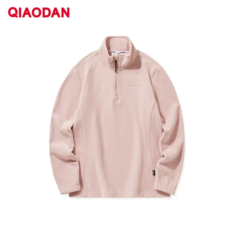 QIAODAN-Sweat-shirt de dehors pour Femme, Vêtement de Plein Air Décontracté, Doux et Chaud, Confortable, à la Mode, Nouvelle Collection Automne 2023, XWD42221356