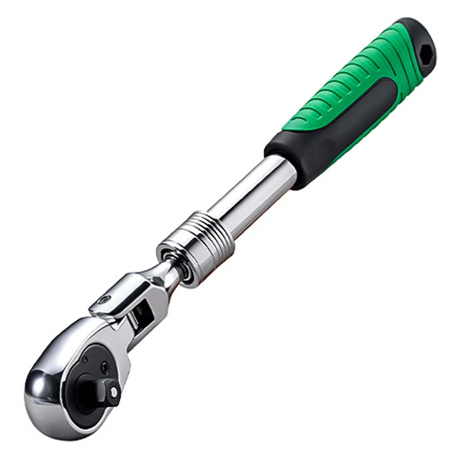 72teeth 1/4" 3/8" 1/2" adjustable extension ratchet handle wrench long rotating telescopic socket ratchet wrench spanner image 6