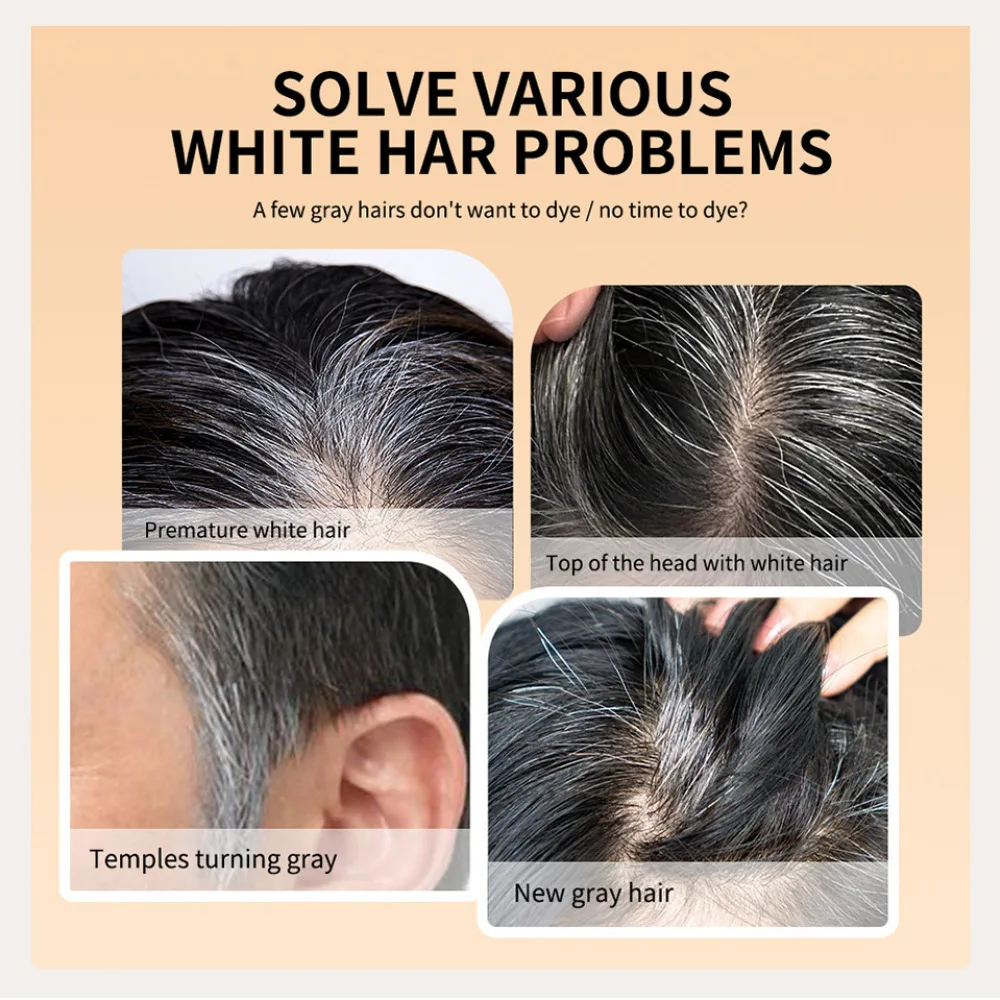 Hairline Powder Shadow Stick Instant Root Cover Up Hair Concealer With Built In Brush For Thinning Hair Natural Look