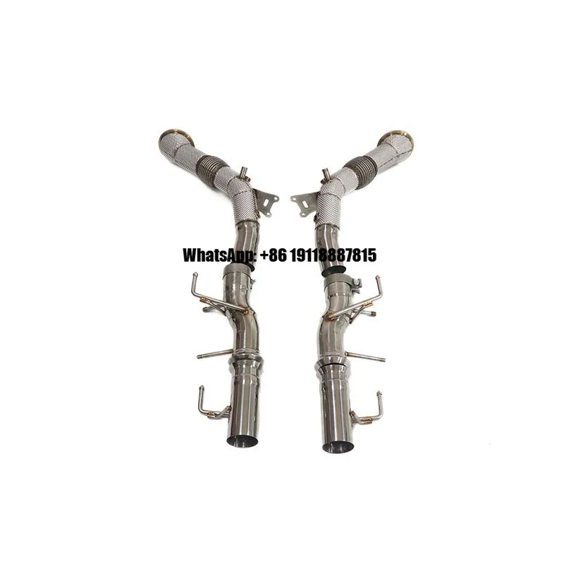 

Выхлопная система ING из нержавеющей стали (прямая, полный комплект) для Ferrari SF90 с теплозащитным экраном, высокопроизводительные детали для тюнинга авто