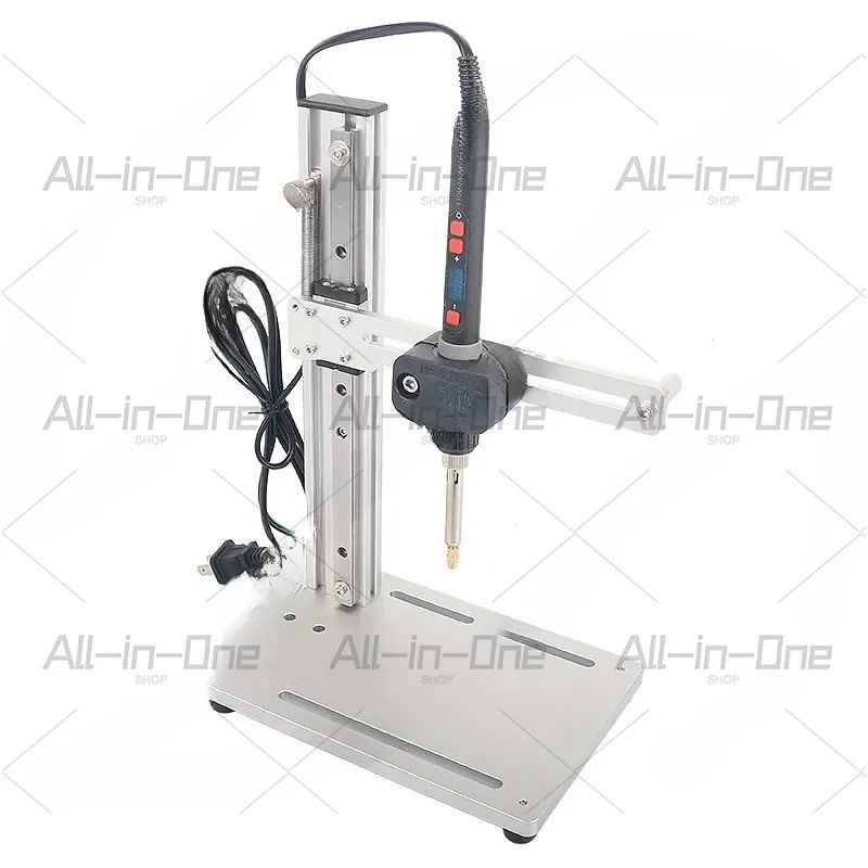 Manual hot melt nut implantation machine 3D printing plastic Tuba stud copper nut hot pressing hot iron shelf