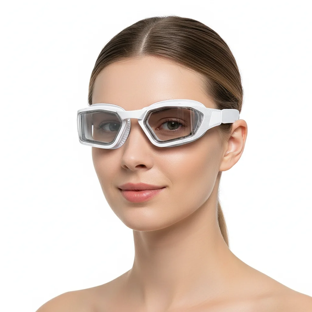 Myopie-Schwimmbrille für Erwachsene – Antibeschlag-HD-Vision, austauschbare Nasenklammern (S/M/L), Schwimmbrille für Männer und Frauen – Detail 2