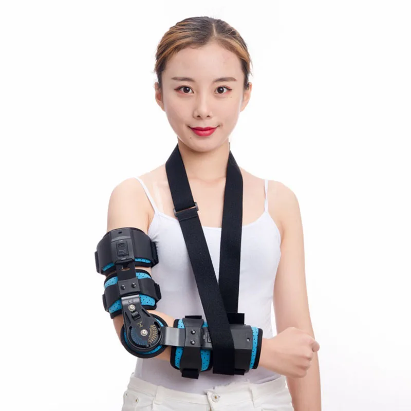 Adjustable Elbow Brace Hinged ROM Elbow Brace Post OP Elbow Brace Arm Injury Recovery Lightweight And Breathable