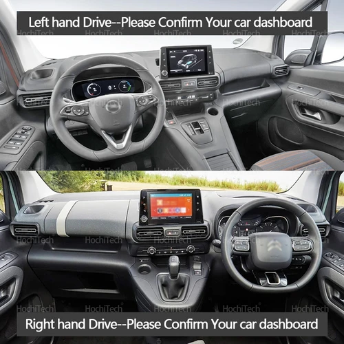 Imagen 2 del producto Accesorios de protección para sombrilla, cubierta para salpicadero, alfombra para Citroen Berlingo, Peugeot Partner, Opel Combo Life 2019-2022