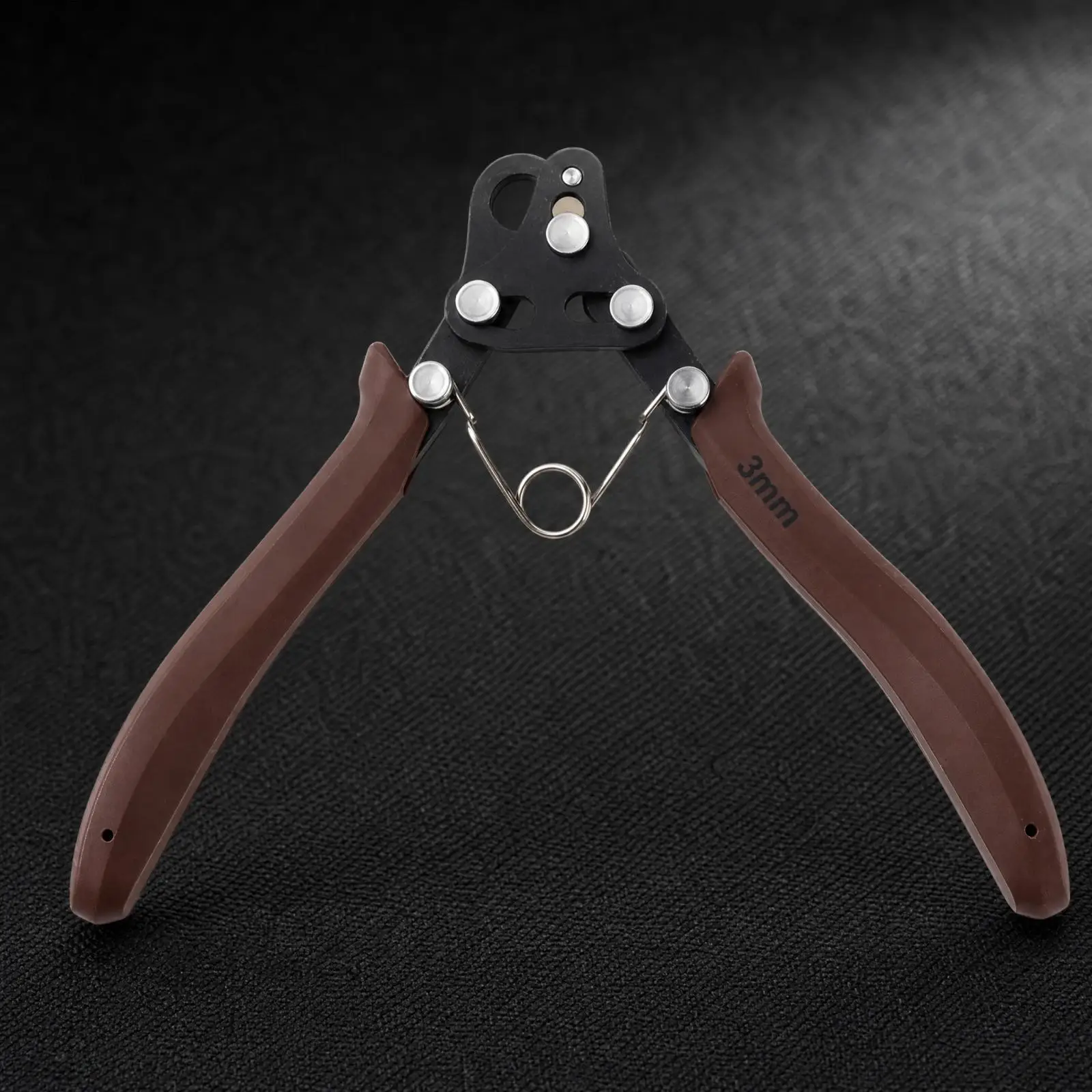 Carbon Steel Jewelry Pliers for Coil Winding and Loop Making with Spring Return Action