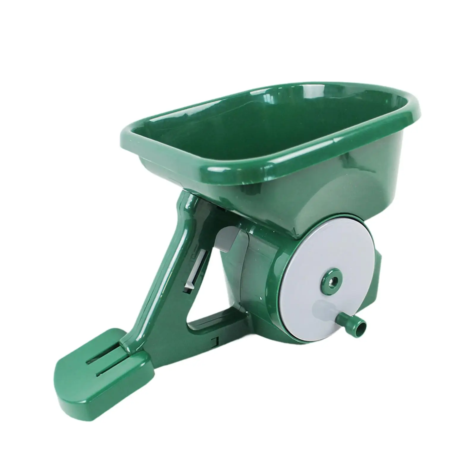 

Handheld Spreader 4 Gear Large Capacity Garden Supplies Dispenser Manual Seeder Planter Tool for Fertilizing Small Farm Nursery