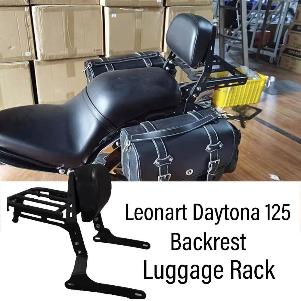 

New Fit Leonart Daytona 125 Motorcycle Accessories Rear Passenger Backrest For Leonart Daytona 125 Daytona125