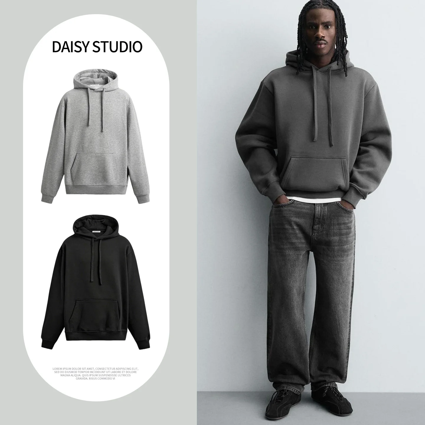 

Новая весенняя женская толстовка свободного кроя с капюшоном, в рубчик, с карманом-кенгуру, длинными рукавами, из термополиэстера, повседневная