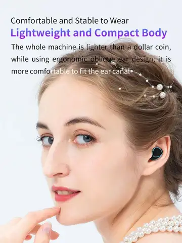New Arrival M10 Earphone Wireless Headset High Quality Perfect Sound Earbuds Sports Game Music BT Headphone with Power Bank