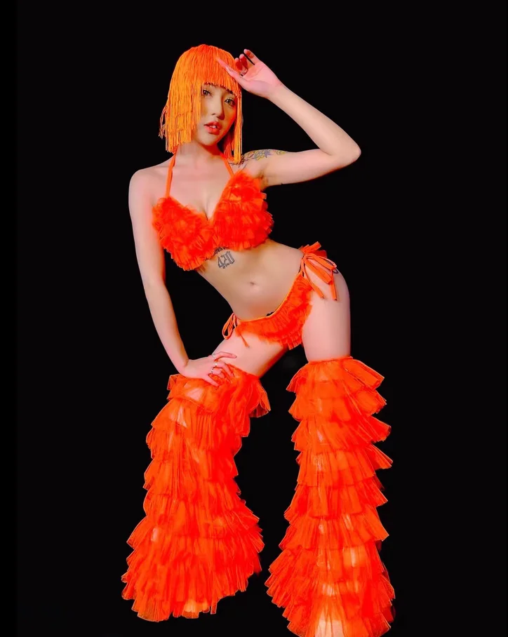 

Nightclub Bar Performance Stage Costume Bikini Split Interactive Set