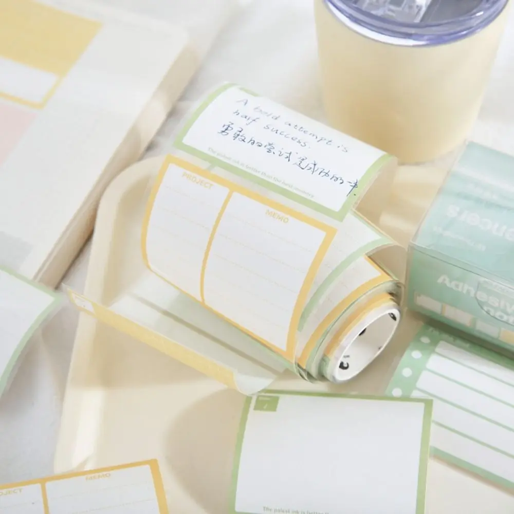 60 Sheet/Roll Pull-out Roll Memo Pad Creative Simplicity Study Sticky Note DIY Decorative Scrapbook Sticker Lovely Label Sticker