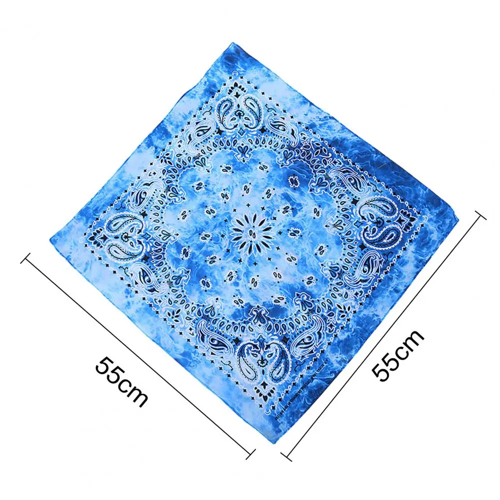 Printed Handkerchief Hop Square Bandana Cotton Handkerchief for Men Women Boys Girls Breathable Summer Hair Scarf Printed Sun