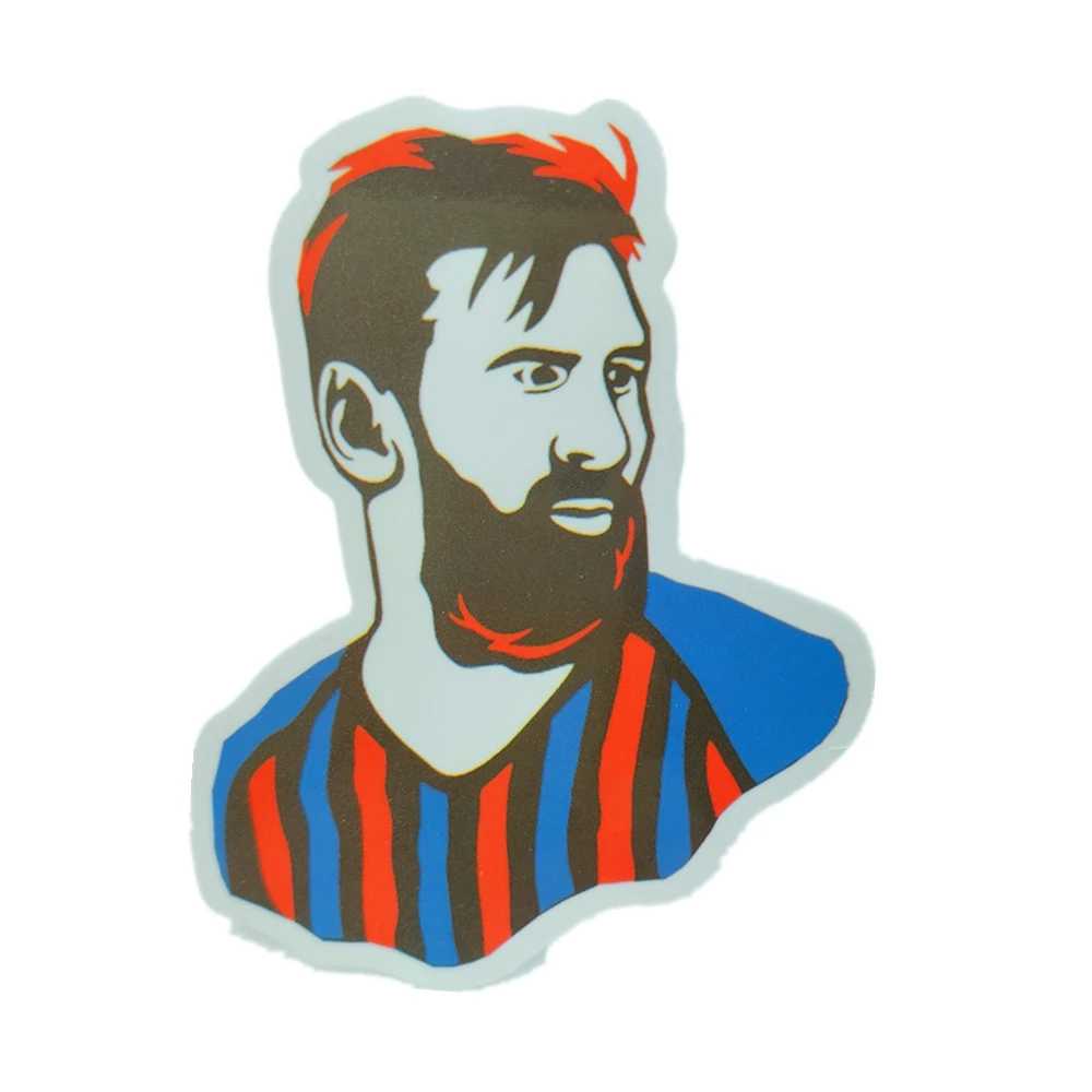 Soccer Stars Messi Abstract Comic Art Stickers DIY for Laptop Phone Motorcycle Luggage Suitcase Wall Sticker Football Fans Toy