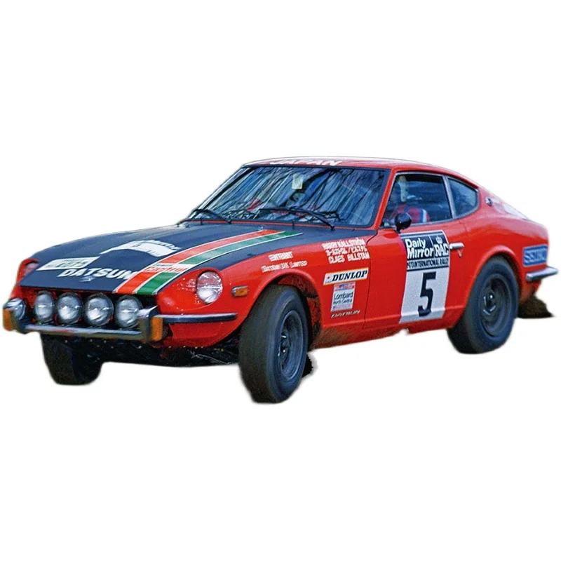 Hasegawa 20555 Static Assembled Car Model Toy 1/24 Scale For Datsun Fairlady 240Z `1973 RAC Rally` Car Model Kit