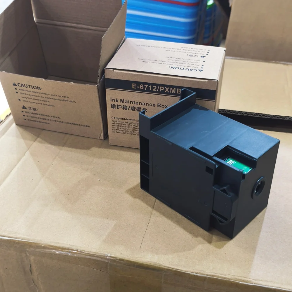 

5X T6712 T671200 Ink Maintenance Box for EPSON WF 6090 6590 8010 8090 8510 8590 WF6090 WF6590 WF8010 WF8090 WF8510 WF8590
