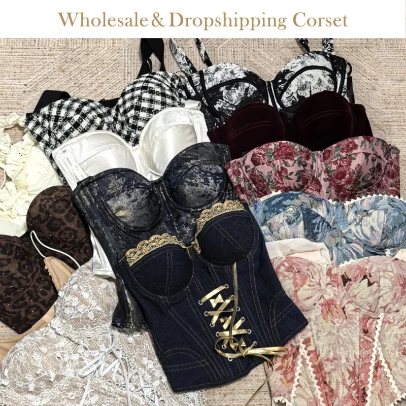 

Wholesale And Dropshipping Corset Shapewear Bra Factory Supplier Business, MOQ 1 Custom Logo Buying In Bulk Women's clothing