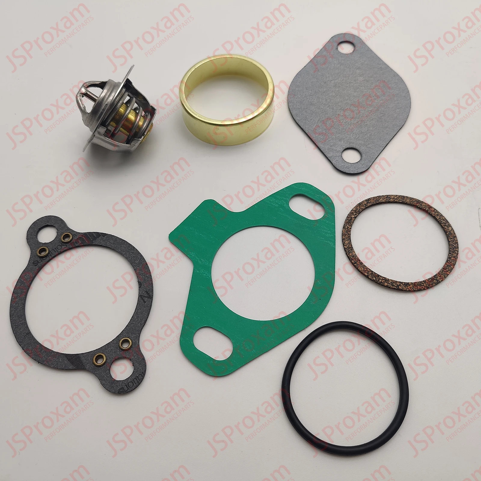 

807252Q4 807252T4 23-47508T Replaces Fit For Mercruiser 75-03948 18-3668 9-43150 5.0L 5.7L 7.4L V8 140° Thermostat Kit 1983-95