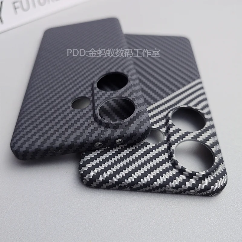 Carbon Fiber Case For Xiaomi POCO F6 PC Texture Pattern Matte Hard Cover For POCO F6 Redmi Turbo3 Slim Ultra Thin Shockproof