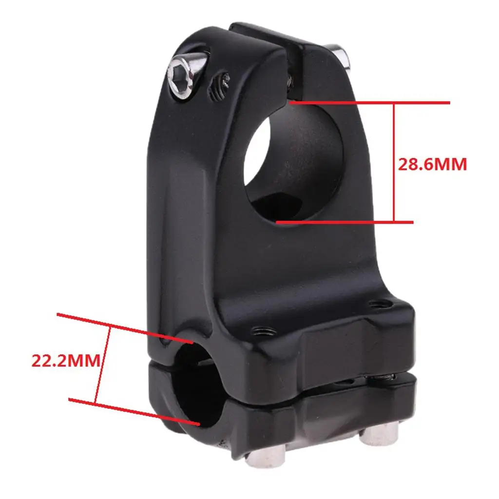 

Short Bike Stem CNC Machined Aluminum Bicycle Handlebar Riser BMX Stand for Cycling Road Bike Modification