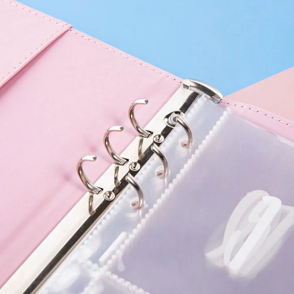 A5 Size Challenge Budget Binder Envelope 100 Day 100Envelopes Challenge Notebook PU Leather Budget Planner