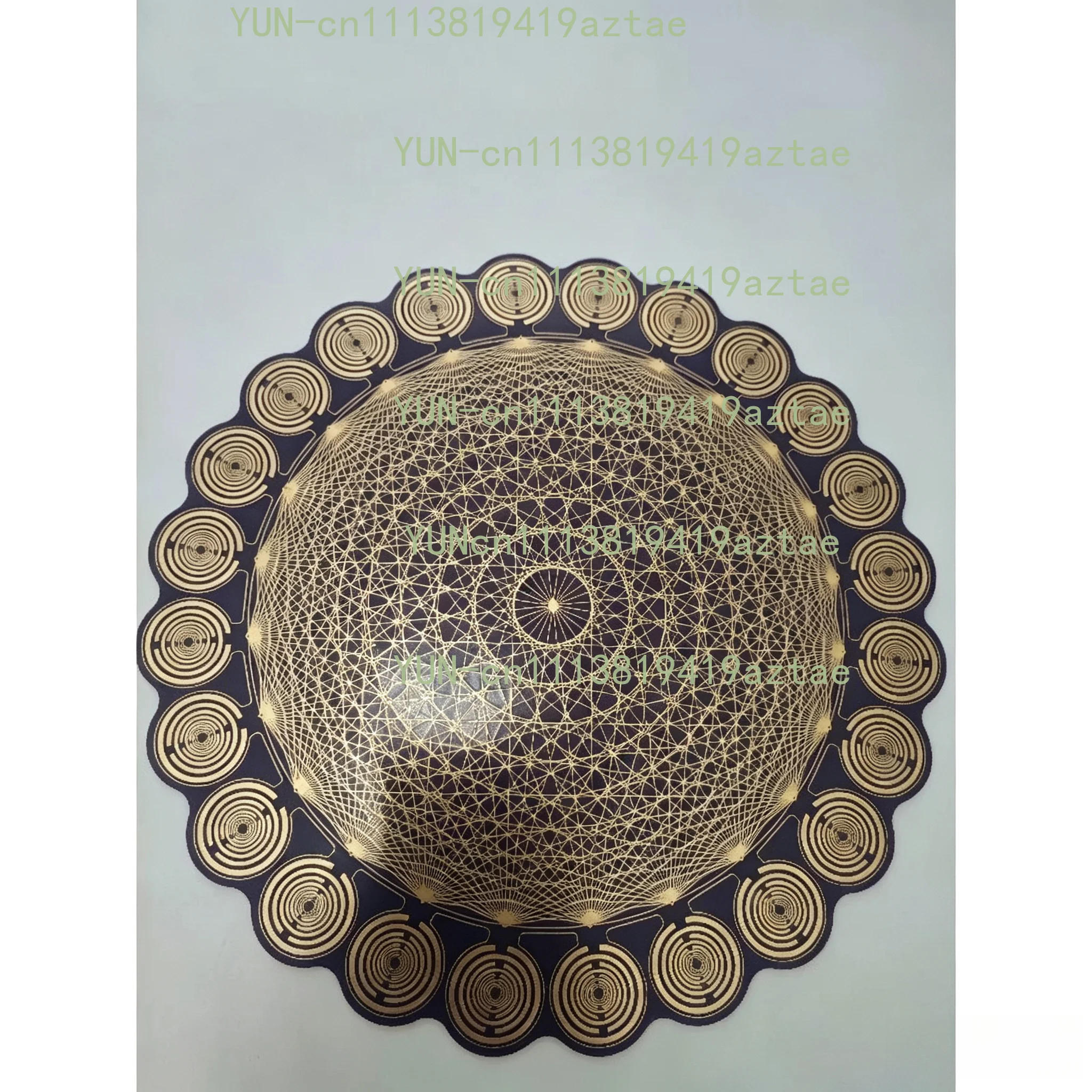 MWO Energy Disk 24cm EMF Protection Biological Resonance Energy Field Repair with Patterns on One Side