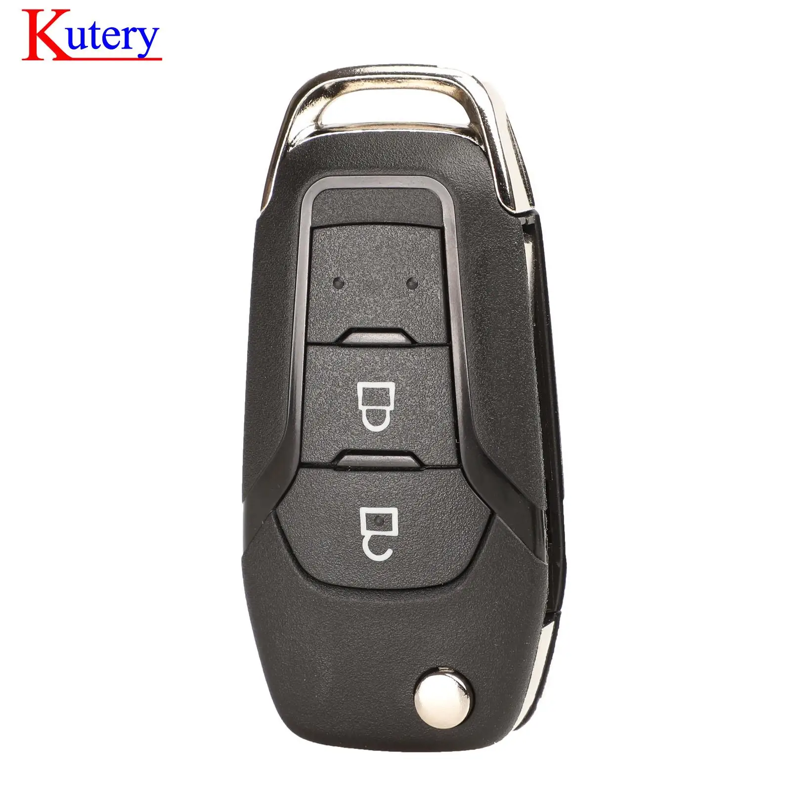 Jingyuqin 2/3/4 BTN etui z odwróconą składany klucz samochodowy do Ford Focus Fusion Mk2 Mk7 f-150 eksplorator Ranger nieobcięte puste ostrze HU101