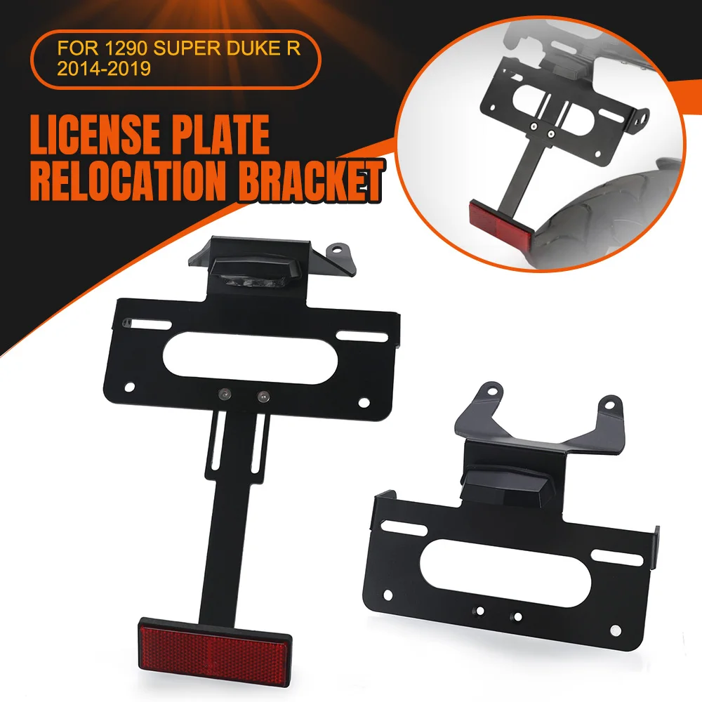 

License Plate Holder Bracket For 1290 Super Duke R 2014-2015-2016-2017-2018-2019 Rear Tail Tidy Fender Eliminator Kit Motorcycle
