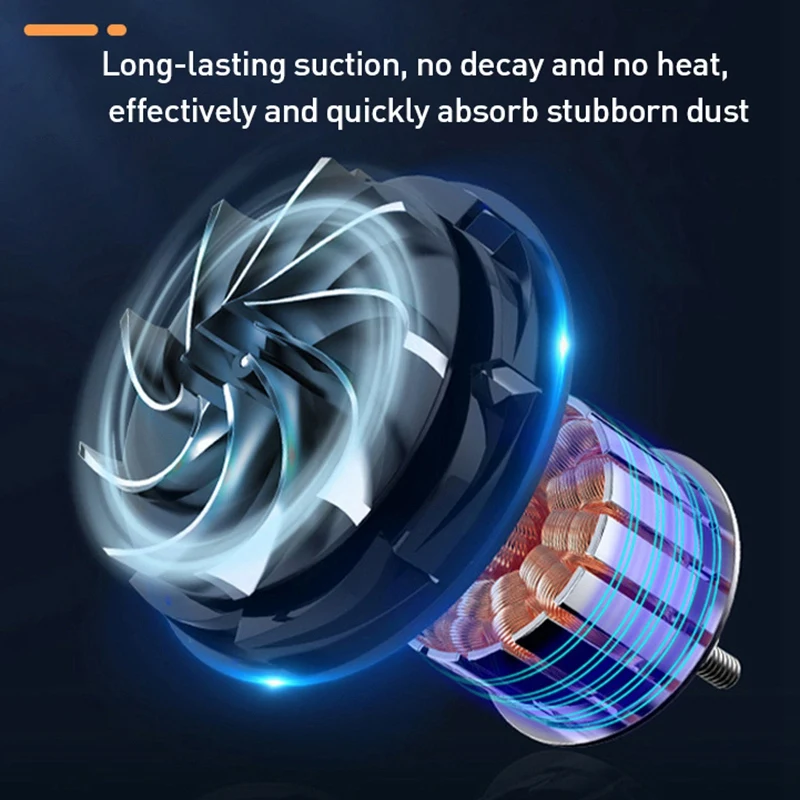 Aspiradora inalámbrica para el hogar y la Oficina, aspirador portátil de succión fuerte de 80000Pa, uso en seco y húmedo, limpieza de mascotas
