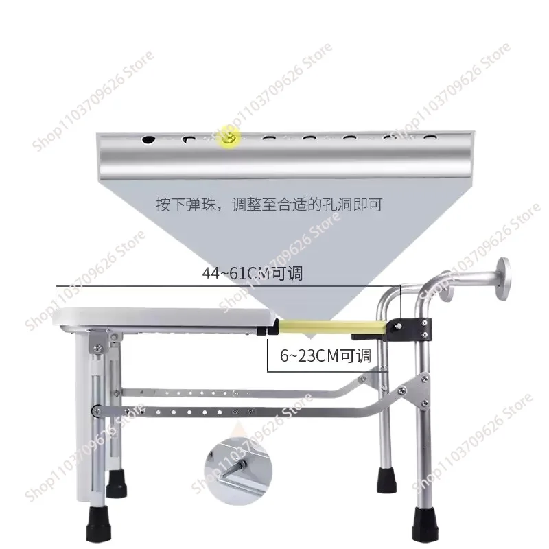 Pregnant Women's Household Squatting Pit Changing To Toilet Artifact For Elderly Toilet Wall-hanging Folding Toilet Chair For