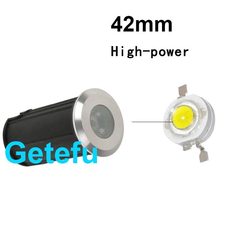 4 Stück 3W/5W LED Bodeneinbauleuchte IP67 DC12V Außen-Einbauleuchte 1/2/4-Seitenansicht Untergrundlampe Gehwegbeleuchtung AC110V 220V – Detail 15