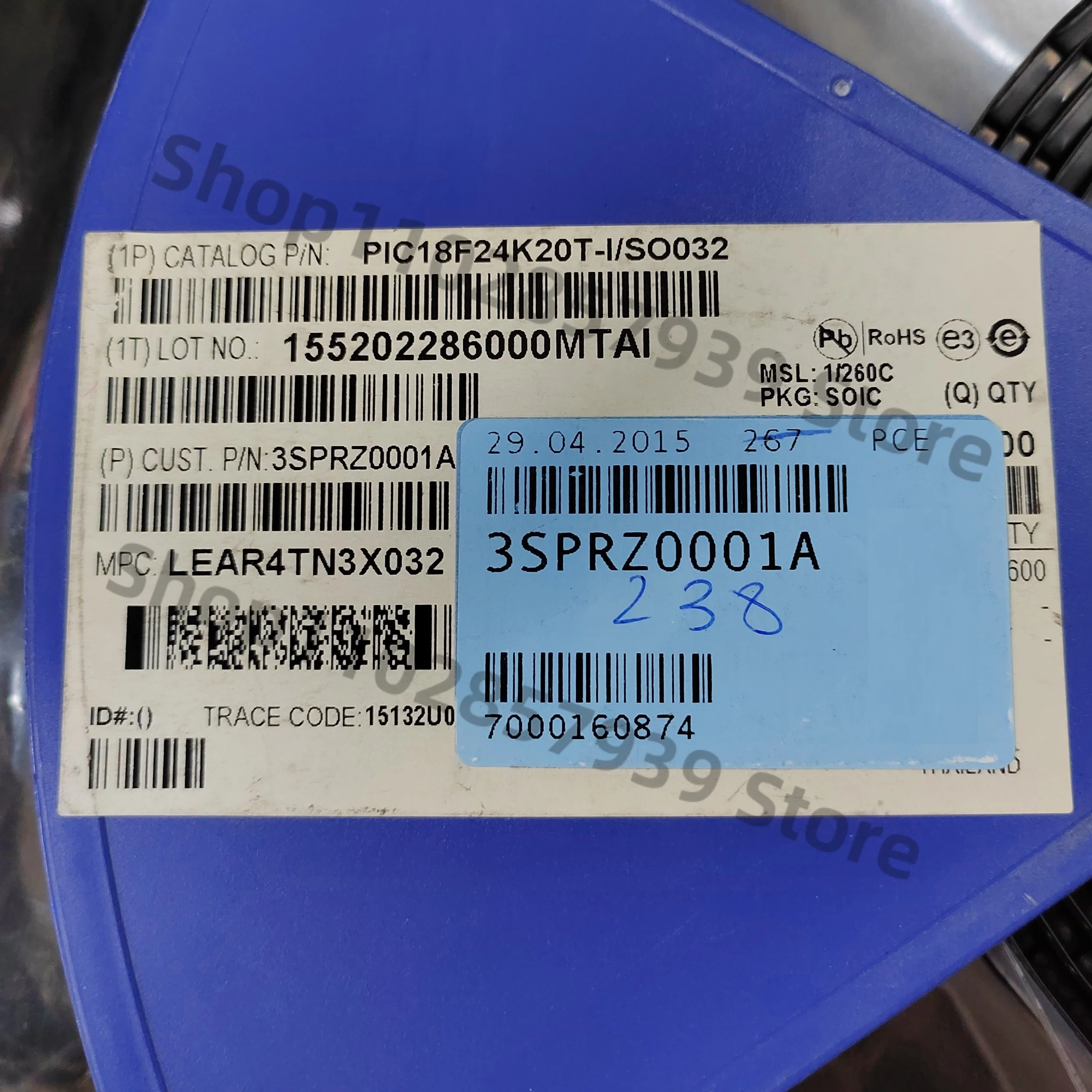 

PIC18F24K20T-I/SO 5 шт./лот SOP28 оригинальное место, 8-битный микроконтроллер