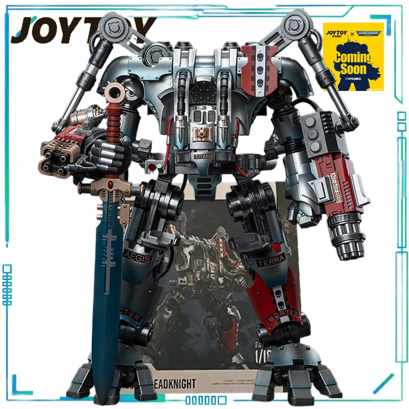 

JOYTOY Подлинная серия JOYTOY X Warhammer 40K Machine Soul Grey Knight, небесное наказание, модель готового продукта Fear Knight