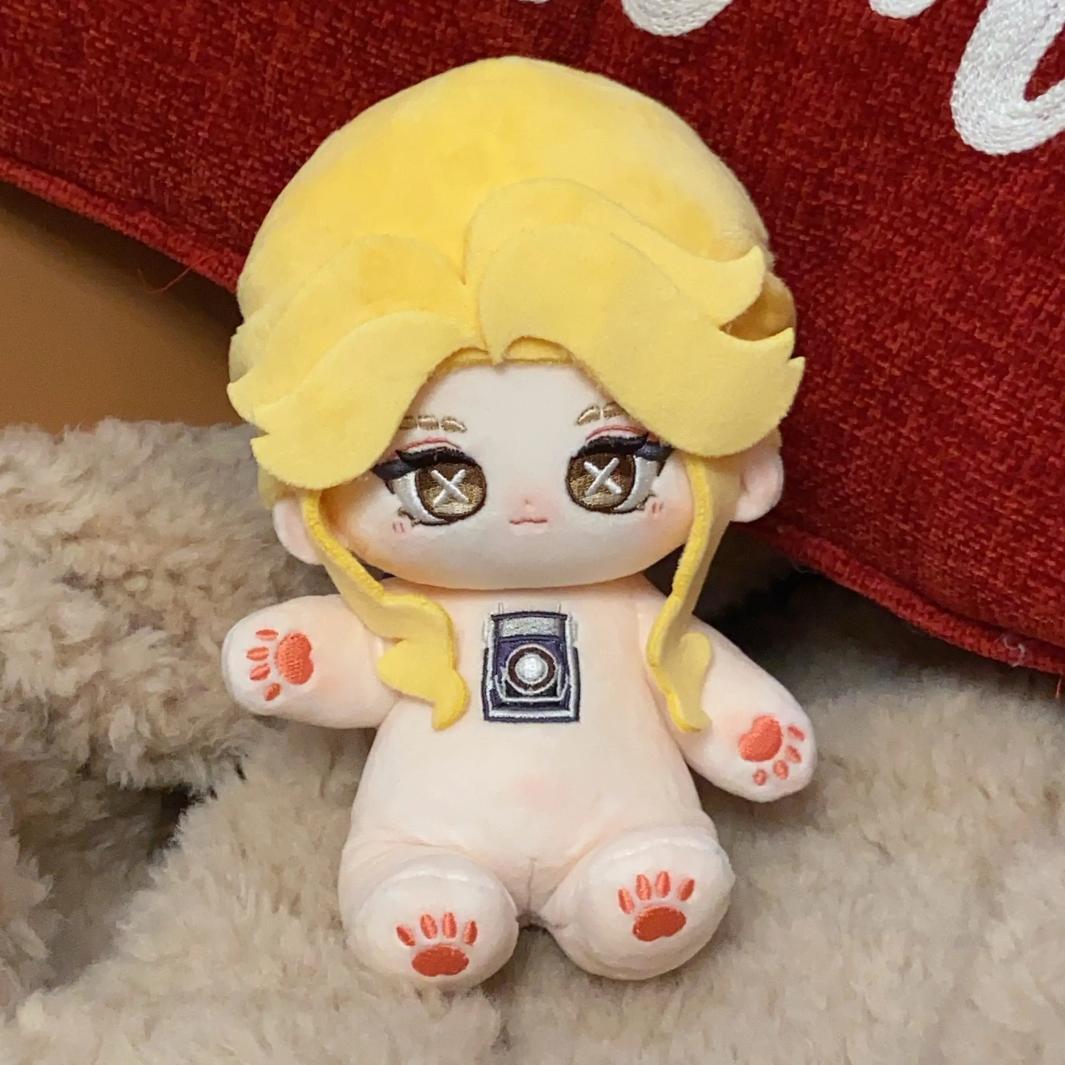 

Reporter Alice Derose Identity Ⅴ Cute Anime Cosplay Soft Plush Doll Body Dress Up Cotton Stuffed Toys Dolls 20cm Figures Mascot